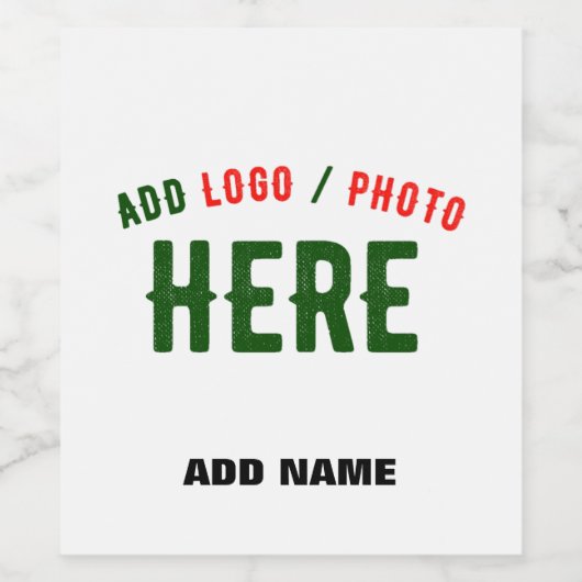 STIJLVOOL MODERN AANPASBAAR WIT GECERTIFICEERD GEM WIJN ETIKET (Enkel label)