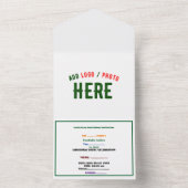 STIJLVOOL MODERN AANPASBAAR WIT GECERTIFICEERD MER ALL IN ONE UITNODIGING (Binnen)