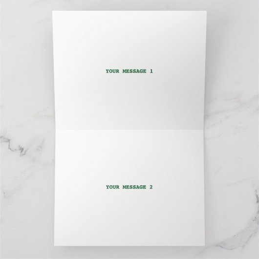 STIJLVOOL MODERN AANPASBAAR WIT GECERTIFICEERD MER BEDANKKAART (Binnen)