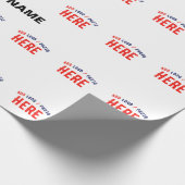 STIJLVOOL MODERN AANPASBAAR WIT GECERTIFICEERD MER CADEAUPAPIER (Hoek)