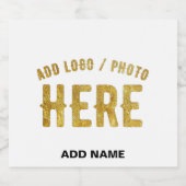 STIJLVOOL MODERN AANPASBAAR WIT GECERTIFICEERD MER LIKEURFLES ETIKET (Enkel label)