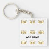 STIJLVOOL MODERN AANPASBAAR WIT GECERTIFICEERD MER SLEUTELHANGER (Voorkant)