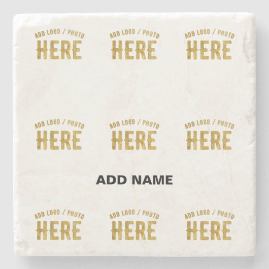 STIJLVOOL MODERN AANPASBAAR WIT GECERTIFICEERD MER STENEN ONDERZETTER (Voorkant)