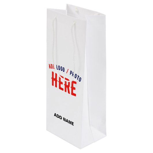 STIJLVOOL MODERN AANPASBAAR WIT GECERTIFICEERD MER WIJN CADEAUTAS (Voorkant Gekanteld)