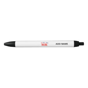STIJLVOOL MODERN AANPASBAAR WIT GECONTROLEERD MERK ZWARTE INKT PEN