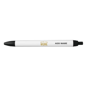 STIJLVOOL MODERN AANPASBAAR WIT GECONTROLEERD MERK ZWARTE INKT PEN