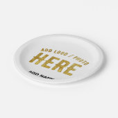 STIJLVOOL MODERN AANPASBAAR WIT GEVÉRIFICEERD GEME PAPIEREN BORDJE (Gekanteld)