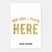 STIJLVOOL MODERN AANPASBAAR WIT GEVÉRIFICEERD GEME POST-IT® NOTES (Voorkant)