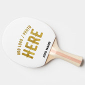 STIJLVOOL MODERN AANPASBAAR WIT GEVERIFIEERD GEMER TAFELTENNISBATJE (Zijkant)