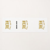 STIJLVOOL MODERN AANPASBAAR WIT GEVERIFIEERD GEMER YOGAMAT (Achterkant (horizontaal))