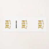 STIJLVOOL MODERN AANPASBAAR WIT GEVERIFIEERD GEMER YOGAMAT (Voorkant (horizontaal))