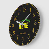 STIJLVOOL MODERN AANPASBAAR ZWART GECERTIFICEERD G GROTE KLOK (Hoek)