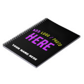 STIJLVOOL MODERN AANPASBAAR ZWART GECERTIFICEERD G NOTITIEBOEK (Linkerzijde)