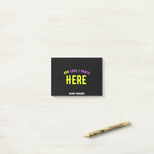 STIJLVOOL MODERN AANPASBAAR ZWART GECERTIFICEERD G POST-IT® NOTES (Op bureau)