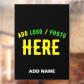 STIJLVOOL MODERN AANPASBAAR ZWART GECERTIFICEERD G RAAMSTICKER (Vel 2)