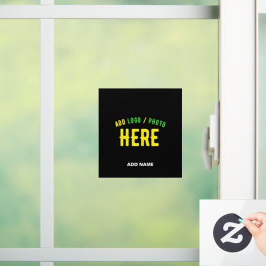 STIJLVOOL MODERN AANPASBAAR ZWART GECERTIFICEERD G RAAMSTICKER (Huis)