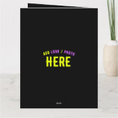 STIJLVOOL MODERN AANPASBAAR ZWART GECERTIFICEERD M BEDANKKAART (Achterkant)