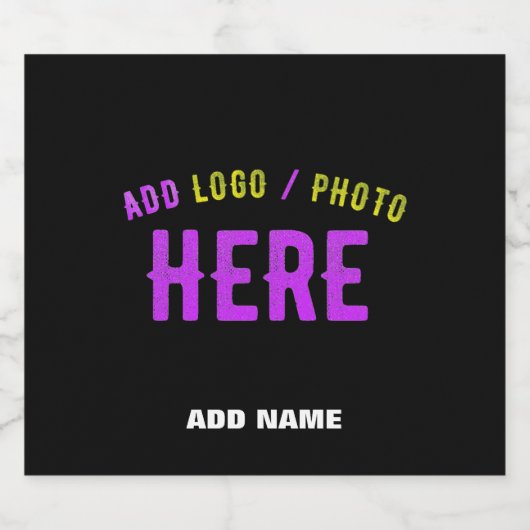 STIJLVOOL MODERN AANPASBAAR ZWART GECERTIFICEERD M BIER ETIKET (Enkel label)