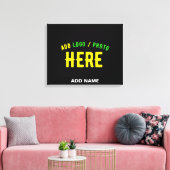 STIJLVOOL MODERN AANPASBAAR ZWART GECERTIFICEERD M CANVAS AFDRUK (Insitu (Woonkamer))