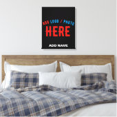 STIJLVOOL MODERN AANPASBAAR ZWART GECERTIFICEERD M CANVAS AFDRUK (Insitu (Slaapkamer))