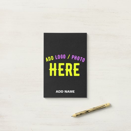 STIJLVOOL MODERN AANPASBAAR ZWART GECERTIFICEERD M POST-IT® NOTES (Op bureau)