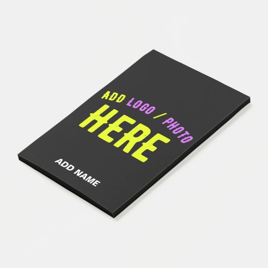 STIJLVOOL MODERN AANPASBAAR ZWART GECERTIFICEERD M POST-IT® NOTES (Schuin)