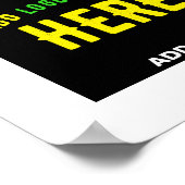 STIJLVOOL MODERN AANPASBAAR ZWART GECERTIFICEERD M POSTER (Hoek)