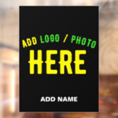 STIJLVOOL MODERN AANPASBAAR ZWART GECERTIFICEERD M RAAMSTICKER (Vel 2)