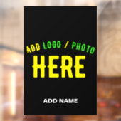 STIJLVOOL MODERN AANPASBAAR ZWART GECERTIFICEERD M RAAMSTICKER (Vel 2)