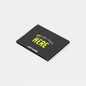 STIJLVOOL MODERN AANPASBAAR ZWART GECONTROLEERD ME POST-IT® NOTES (Schuin)