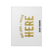 STIJLVOOL MODERN KUN JE AANPASSEN WIT GECERTIFICEE NOTITIEBLOK (Linkerzijde)