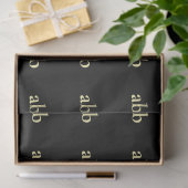 STIJLVOOL MODERN MINIMAAL AANGEPASTE NAAM UW LOGO TISSUEPAPIER (Geschenk)