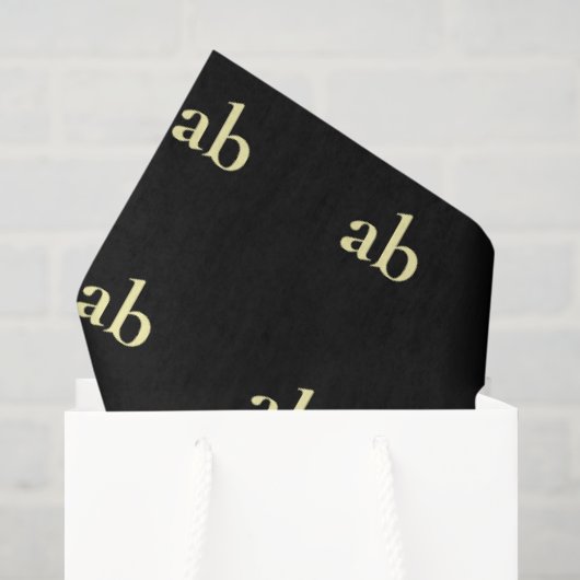 STIJLVOOL MODERN MINIMAAL AANGEPASTE NAAM UW LOGO TISSUEPAPIER (Cadeauzakje)