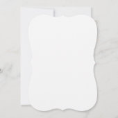 STIJLVOOLD EENVOUDIG MODERN MINIMALISCH WIT & LAVE SAVE THE DATE (Achterkant)