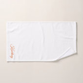 STIJLVOOLDE MODERNE Aangepaste NAAM BRUID BACHELOR Bad Handdoek (Handdoek)