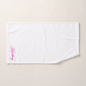 STIJLVOOLDE MODERNE Aangepaste NAAM BRUID BACHELOR Bad Handdoek (Handdoek)