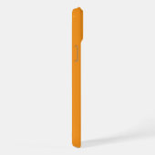 STIJLVOOLDE MODERNE AANGEPASTE NAAM ORANJE KLEUR iPhone HOESJE (Rechterkant)