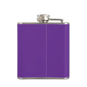 STIJLVOOLDE MODERNE Aangepaste NAAM PURPER ROZE HU Heupfles (Achterkant)