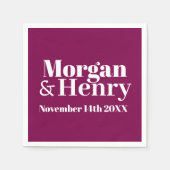 STIJLVOOLDE MODERNE AANGEPASTE NAAM TROUWFEEST KLA SERVET (Voorkant)