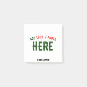 STIJLVOOLDE MODERNE AANPASBARE WITTE GECERTIFICEER POST-IT® NOTES (Voorkant)