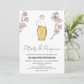 stijlvoorbeelden en Prosecco-Vrijgezellenfeest Kaart (Staand voorkant)