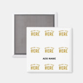 STIJLVOUDIG MODERN AANPASBAAR WIT GECERTIFICEERD M MAGNEET (Voorkant / Achterkant)