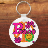 Stijlvrede van 60 s sleutelhanger (Voorkant)