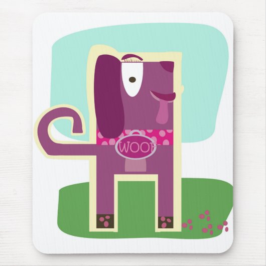 stijlvrouw muismat (Voorkant)