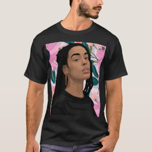 Stijlzanger van 80 s Honest Singer R&B Portrai T-shirt