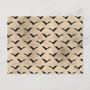 stijlzwarte vlekken halloween briefkaart