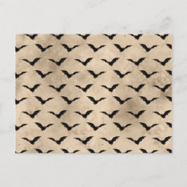  stijlzwarte vlekken halloween briefkaart