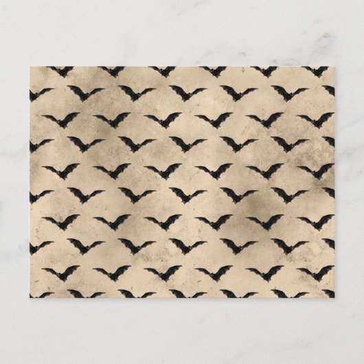  stijlzwarte vlekken halloween briefkaart (Voorkant)