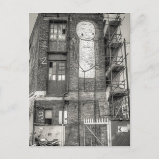 Stik Man Graffiti, Shoreditch London Briefkaart