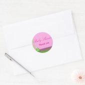 stiker aan baby shower ronde sticker (Envelop)